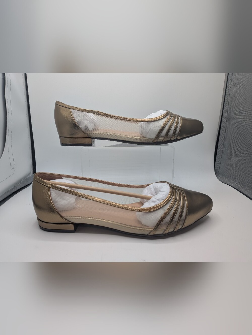 Celeste Ballerina Flats Bronze NWB- Size 11 - Picture 4 of 14